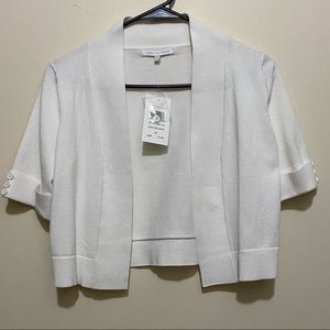 *NWT* Linda Matthews 1/2 sleeve cardigan